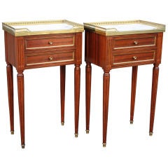 Pair of French Night Stands or Bedside Tables