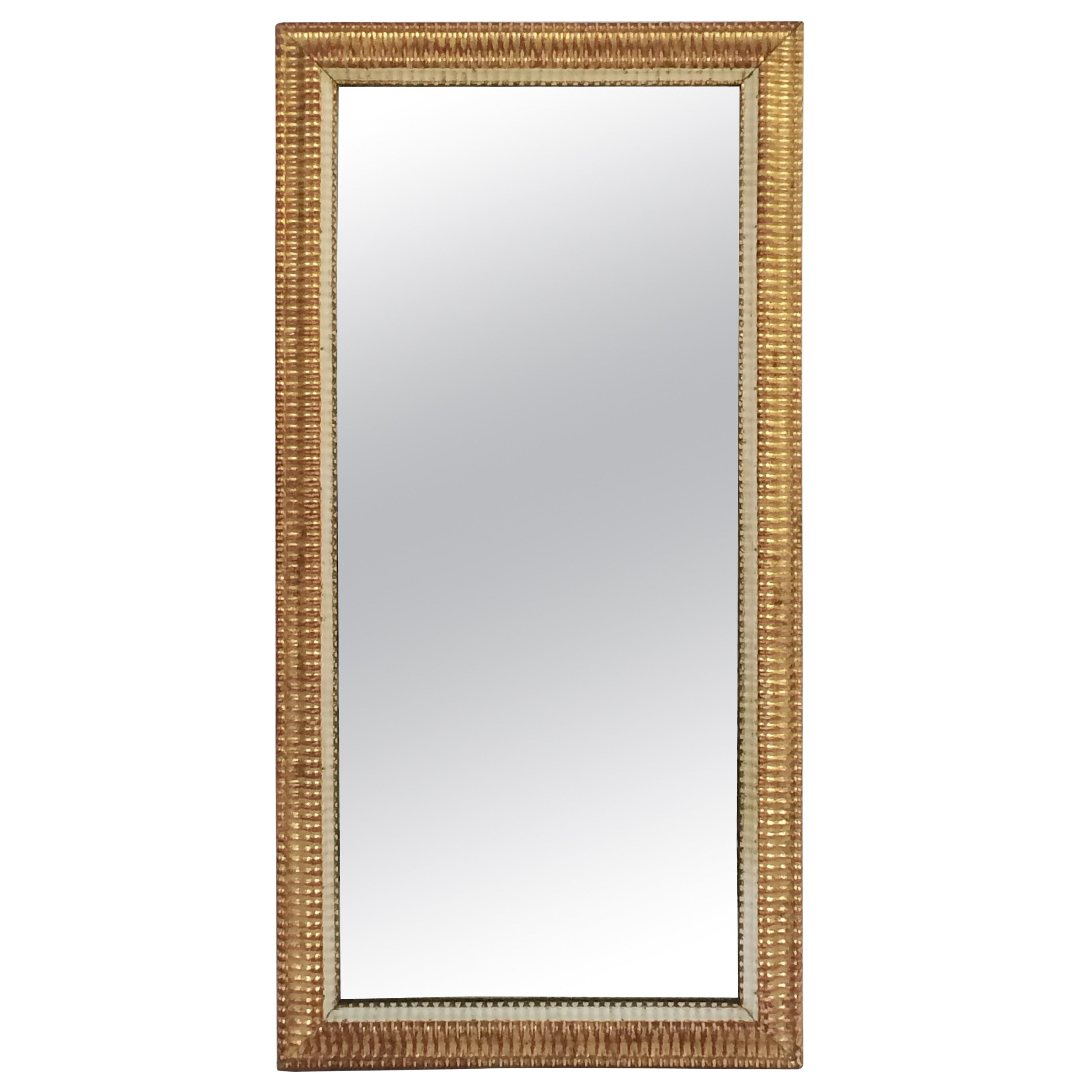 Large French Gilt Rectangular Wall Mirror (52 1/2" x 26 1/2")