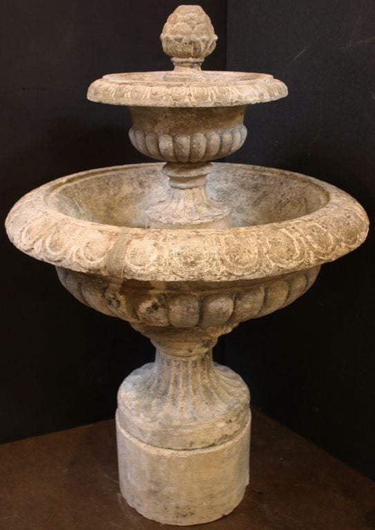 English Garden Fountain of Composition Stone