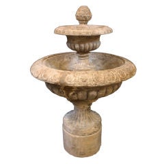 English Garden Fountain of Composition Stone