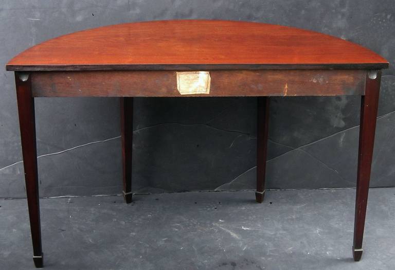 Pair of English Demilune Tables 2