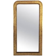 Large Louis Philippe Gilt Mirror 