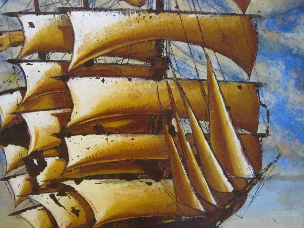 English Pub Sign - Sailing Ship 1