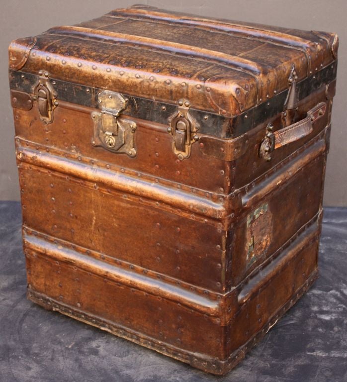 Italian Leather Steam Trunk