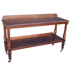 Antique Scottish Trolley Server of Mahogany