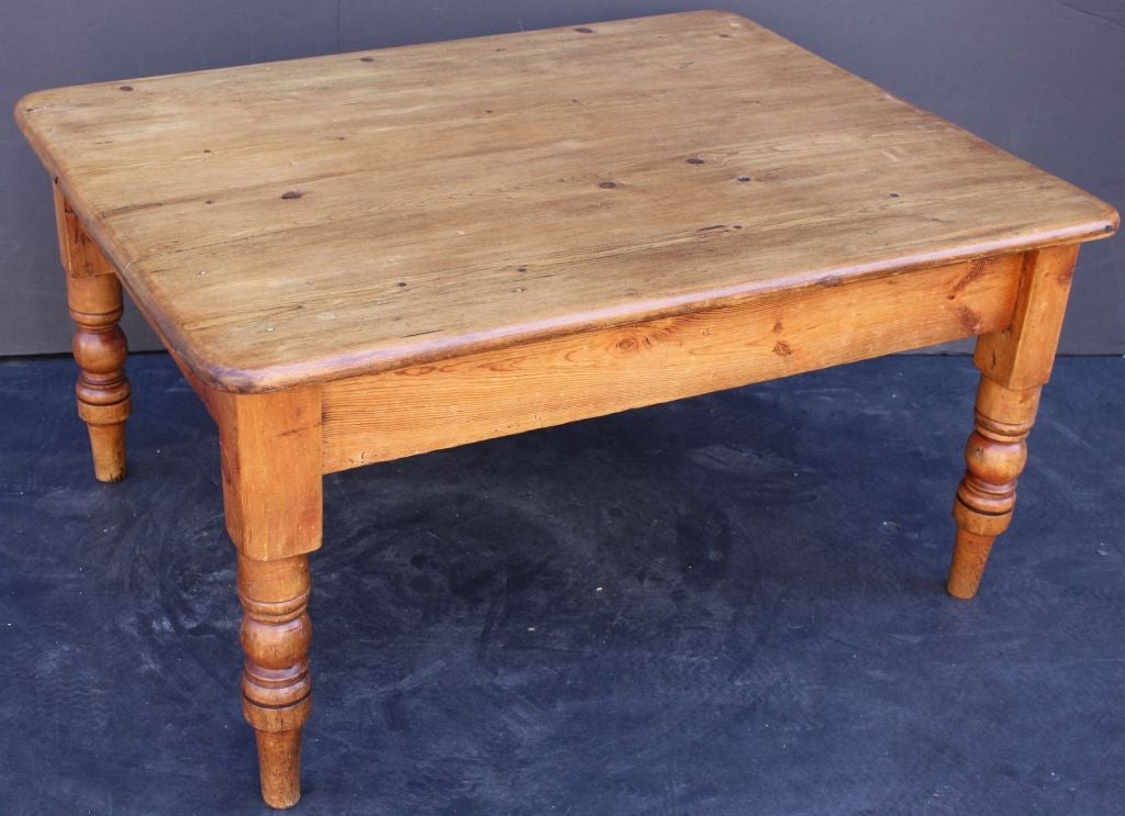 English Country Pine Low Table 3