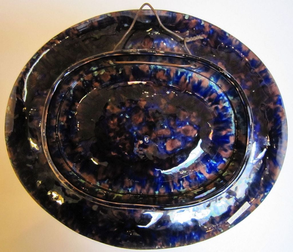 English Majolica Oval Platter by Mintons 3