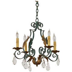 French Four-Light Hanging Fixture