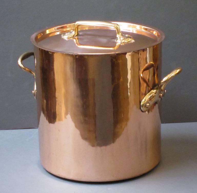 large copper pots