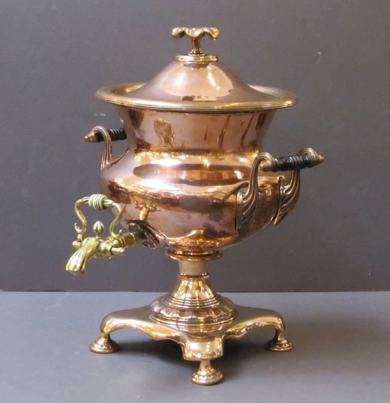 copper tea urn