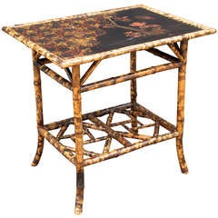 English Bamboo Occasional Table