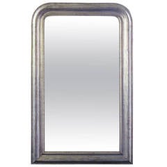 Louis Philippe Large Silver Gilt Mirror