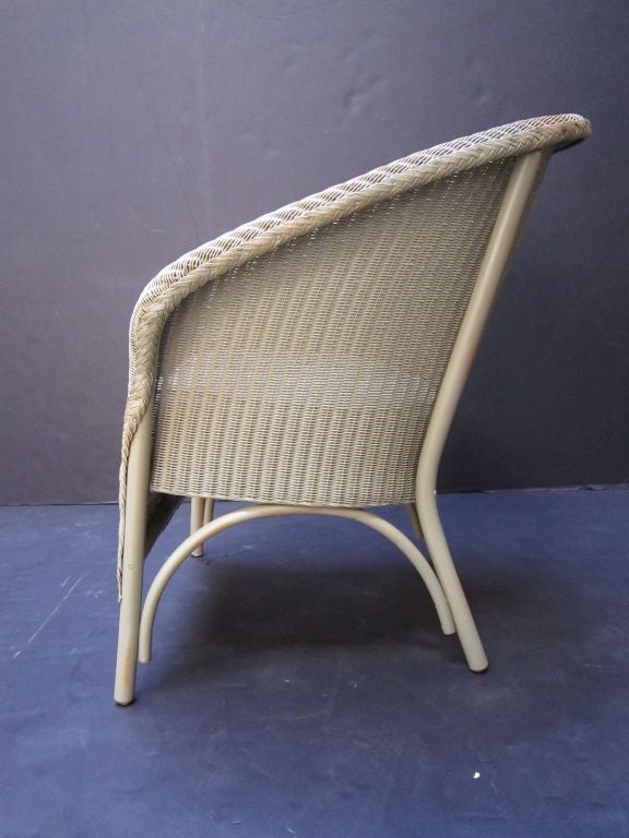 20th Century English Wicker Garden Chair by Lloyd Loom