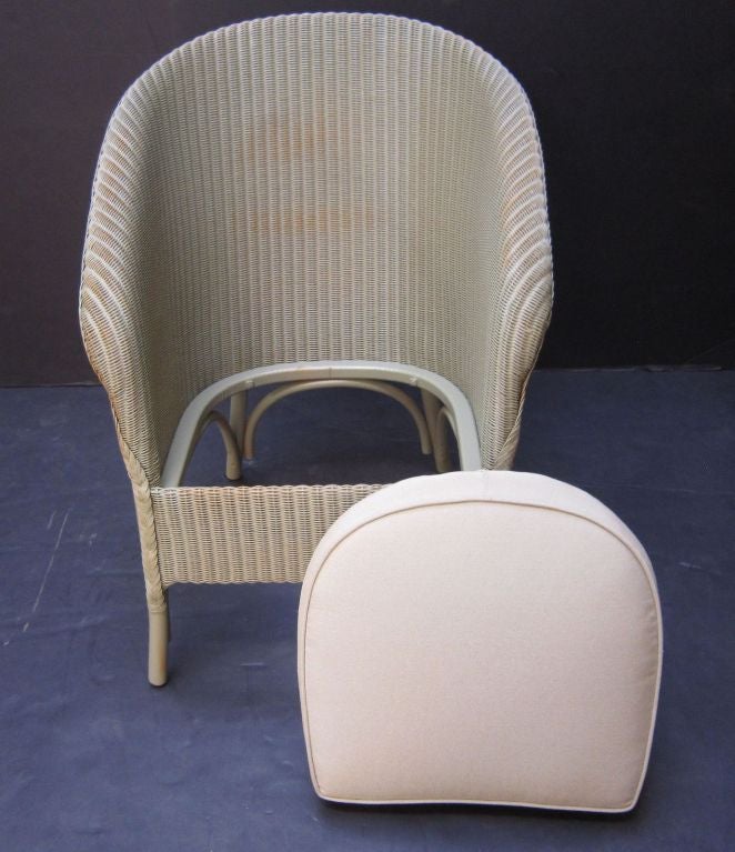 English Wicker Garden Chair by Lloyd Loom 3