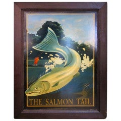 English Pub Sign - The Salmon Tail