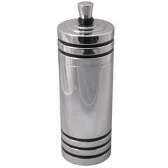 Vintage Art Deco Cocktail Shaker by Chase
