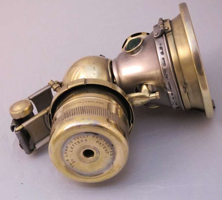 English Bicycle Lamp of Brass - Lucas Calcia Toura 1