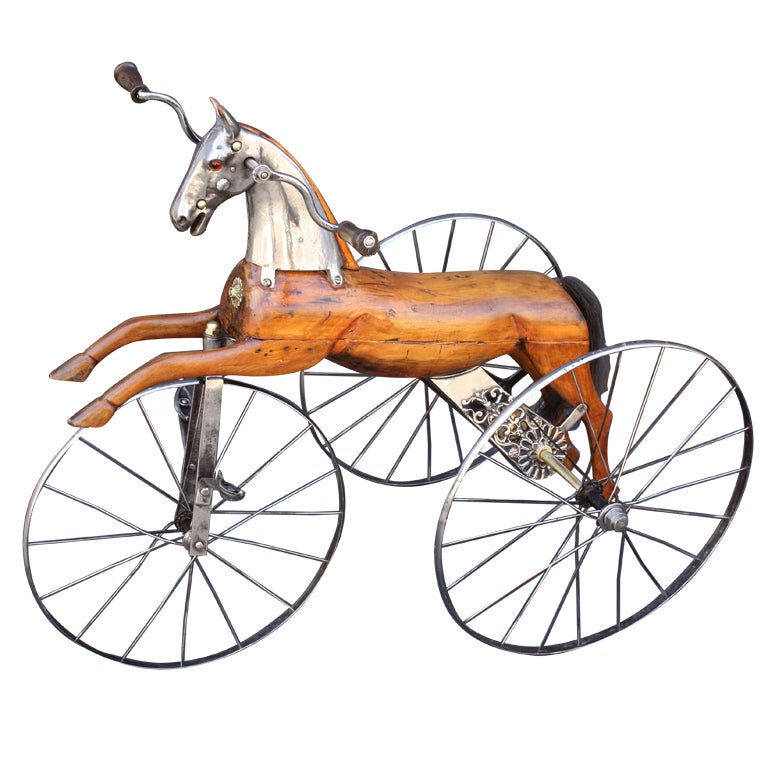 French Velocipede or Child's Tricycle