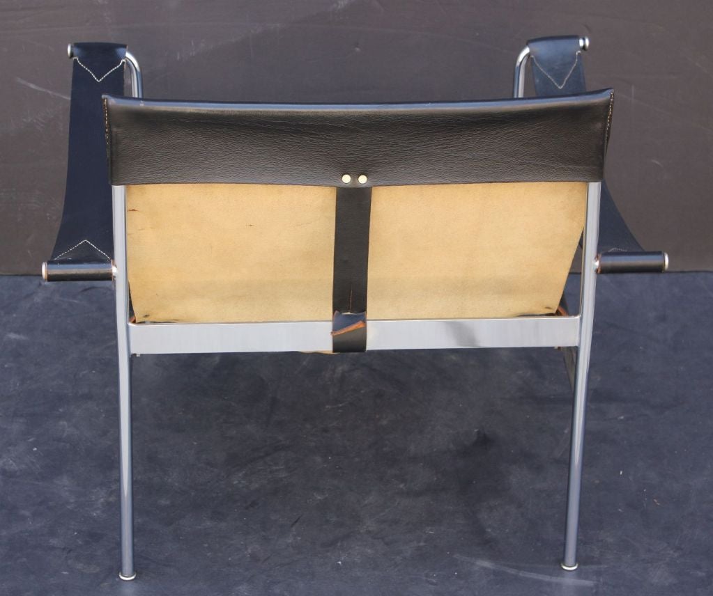 Pair of Leather Armchairs by Hans Konecke 1