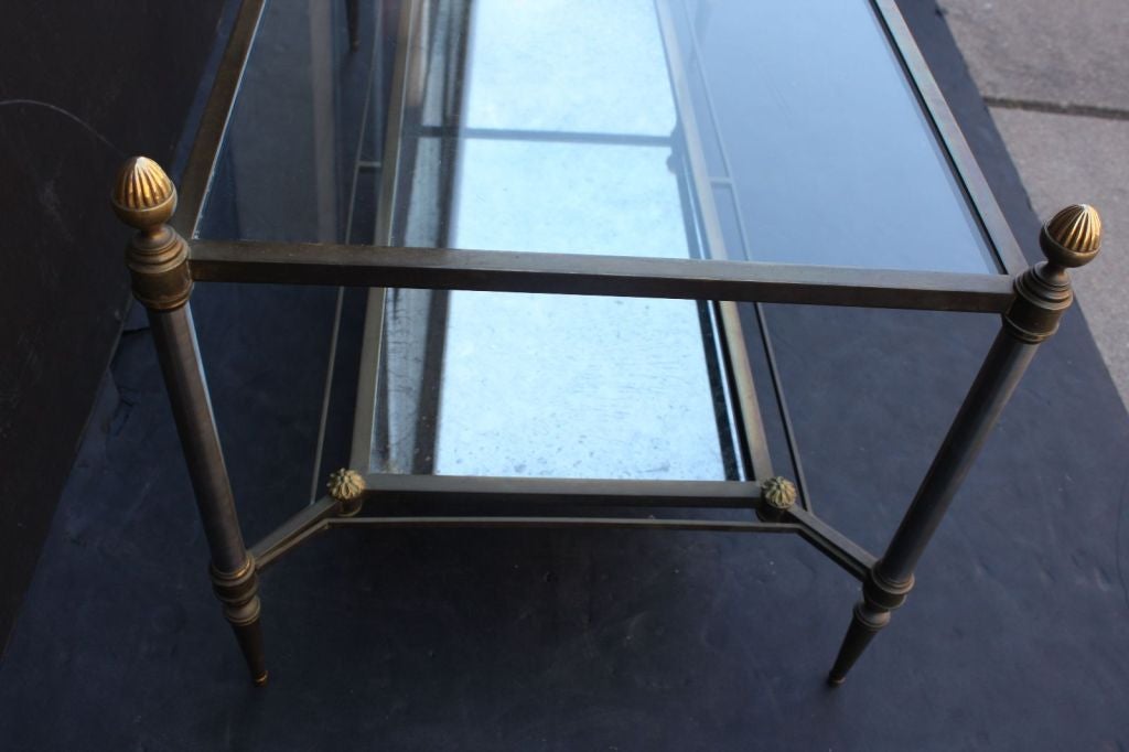 Classic French Cocktail Table with Acorn Finials 1