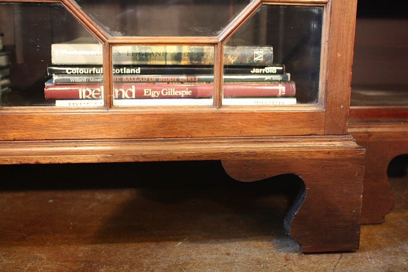 Chippendale Breakfront Bookcase of Mahogany from Scotland 4