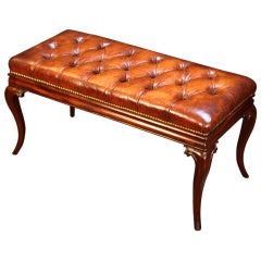 English Chesterfield Bench (Two Available - Priced Individually)