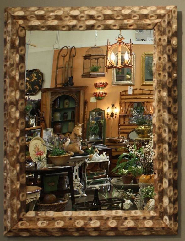 English Oyster Stick Mirrors (Priced Individually)