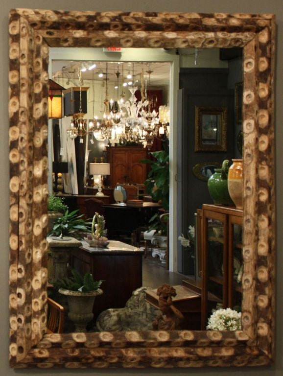 20th Century Oyster Stick Mirrors (Priced Individually)