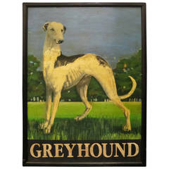 English Pub Sign, Greyhound