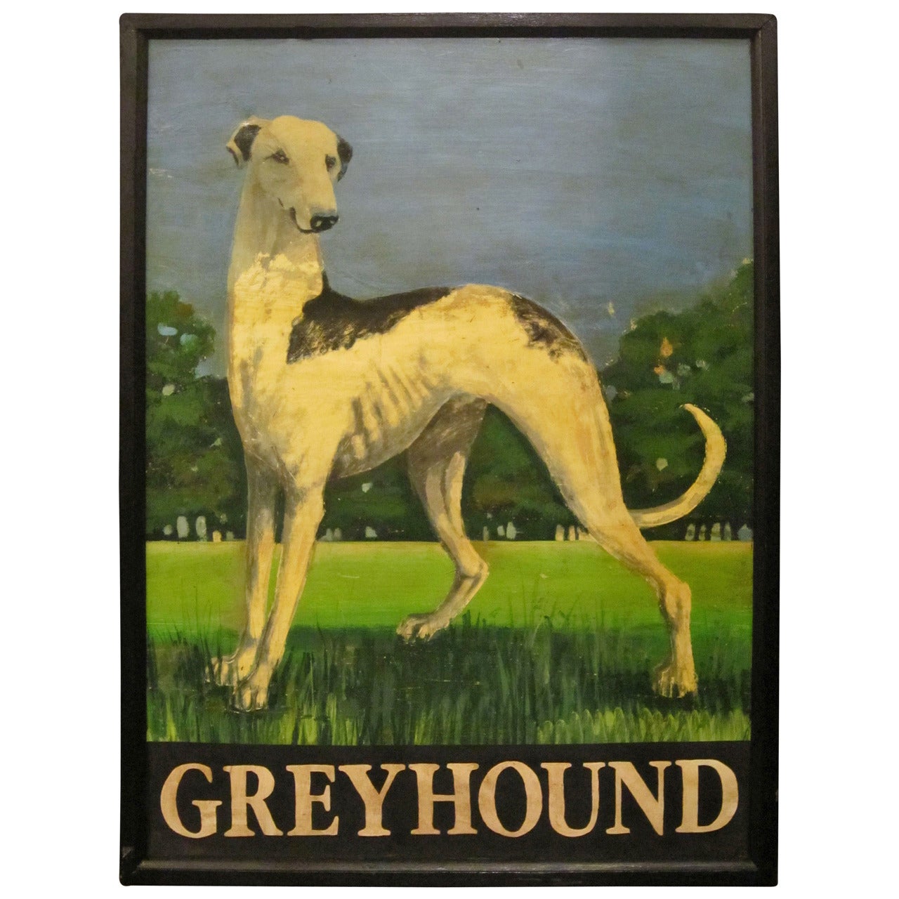 English Pub Sign, Greyhound