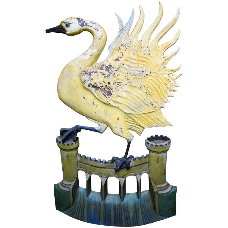 English Pub Sign - The Swan