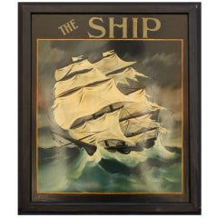 English Pub Sign - The Ship
