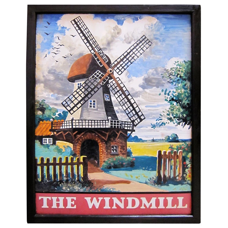 English Pub Sign - The Windmill