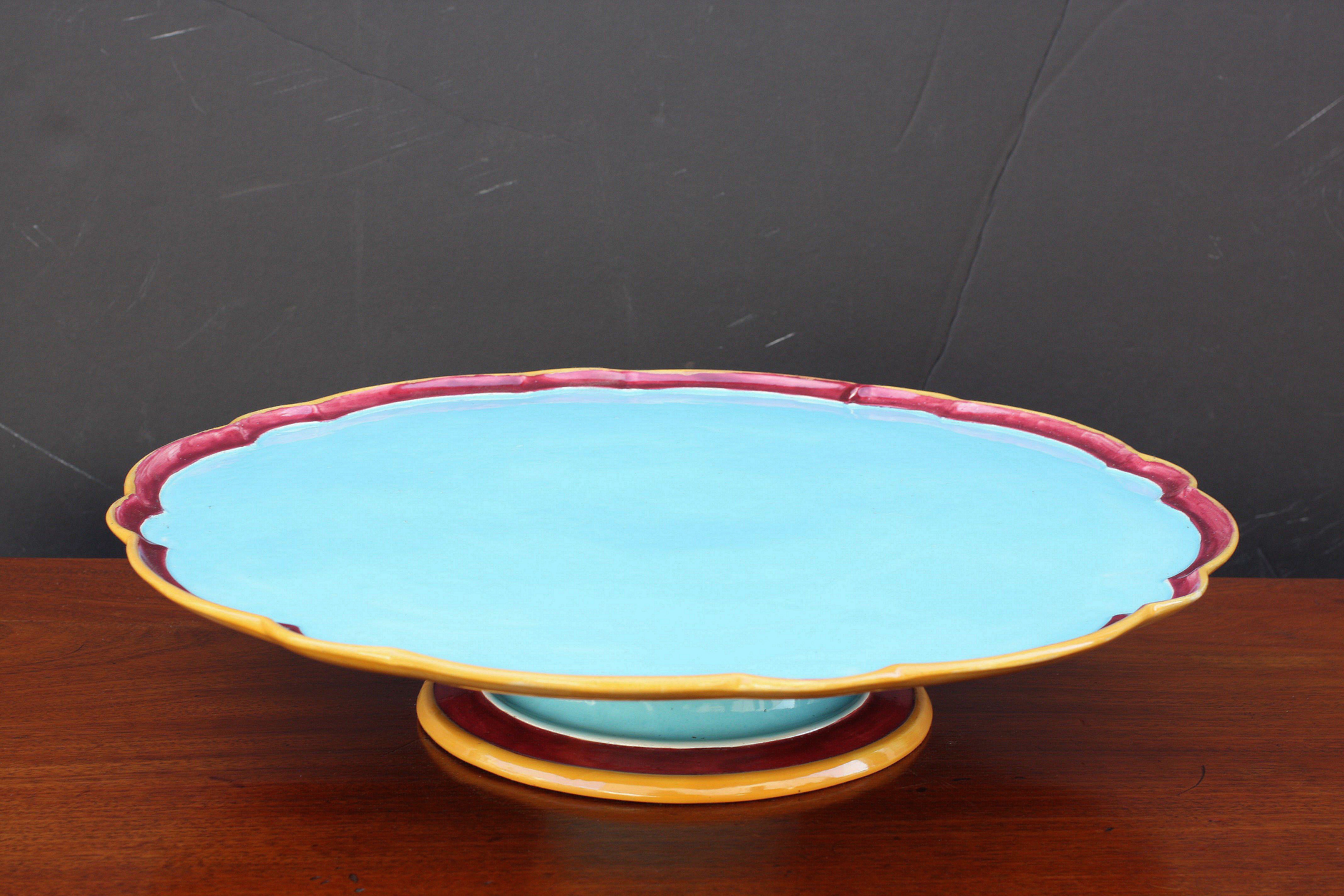 Majolica Lazy Susan by Minton