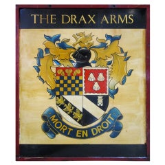 English Pub Sign - The Drax Arms