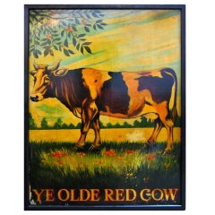 English Pub Sign - Ye Olde Red Cow