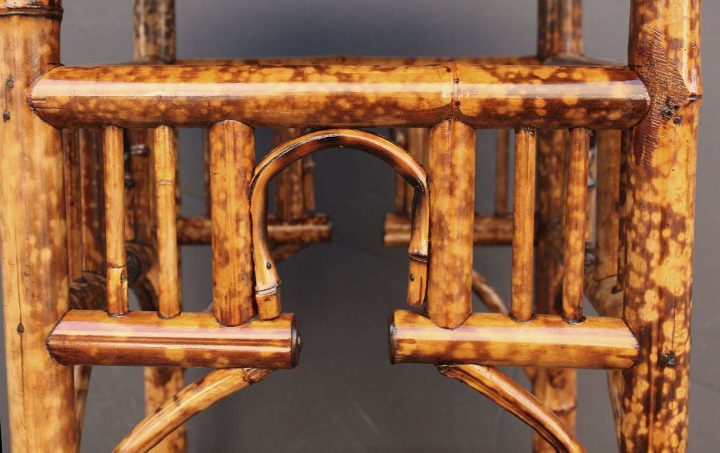English Bamboo Octagonal Top Table 3