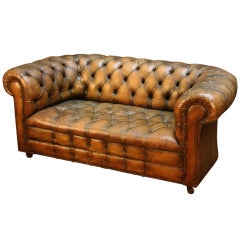 Antique English Chesterfield Sofa
