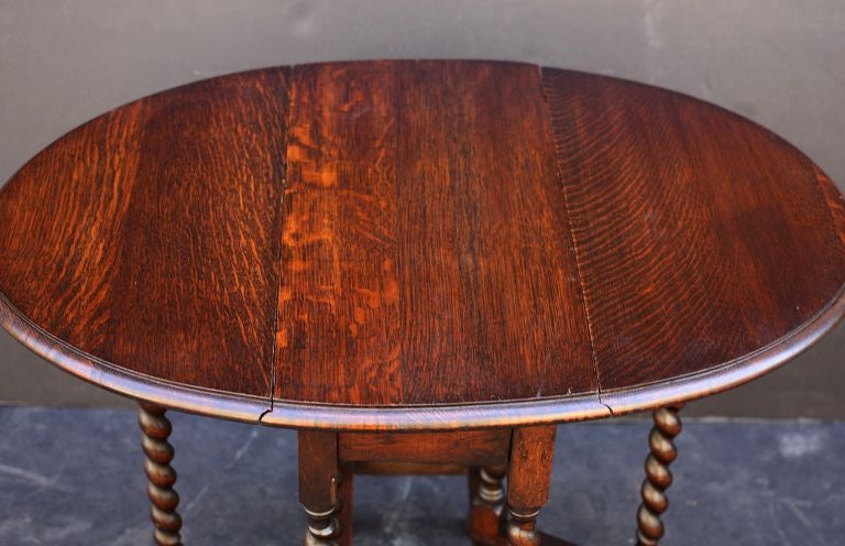 English Drop-Leaf Gate-leg Table 3