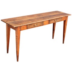 French Console Table of Cherry