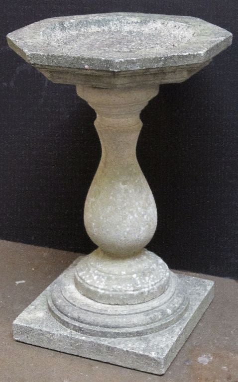 Small English Garden Stone Bird Bath