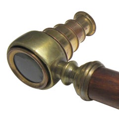 Antique Sea Captain's Telescope Walking Stick