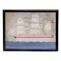 Sailor's Woolwork (or Woolie) - HMS Tyne, 1887