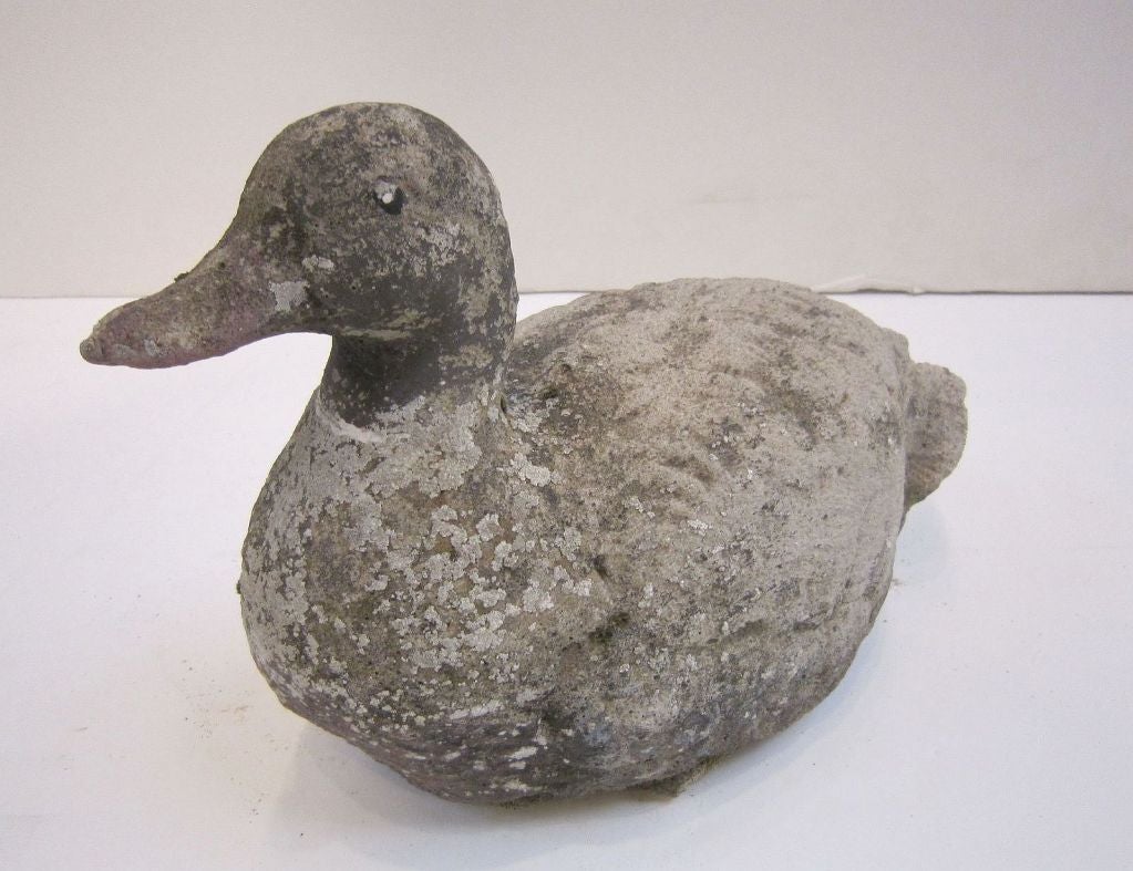 An English ornamental garden figure of composition stone, featuring a Mallard duck.

Perfect for a garden room or conservatory!