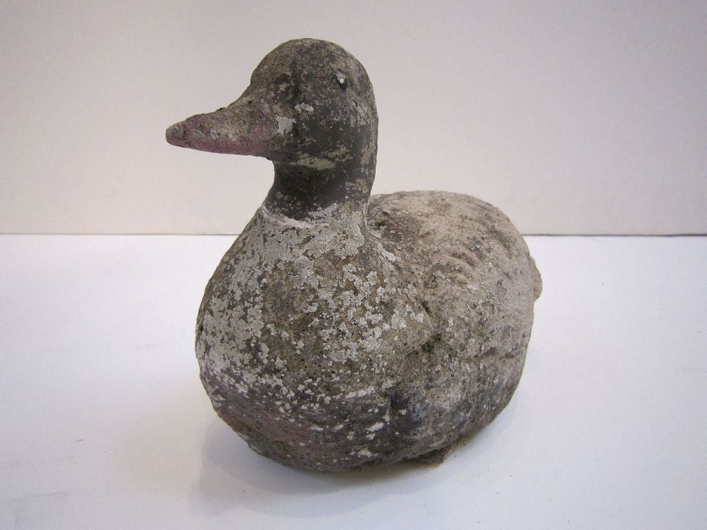 English Garden Stone Duck