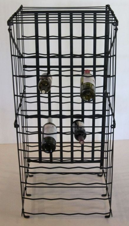 French Steel Wine Crate or Locker 5