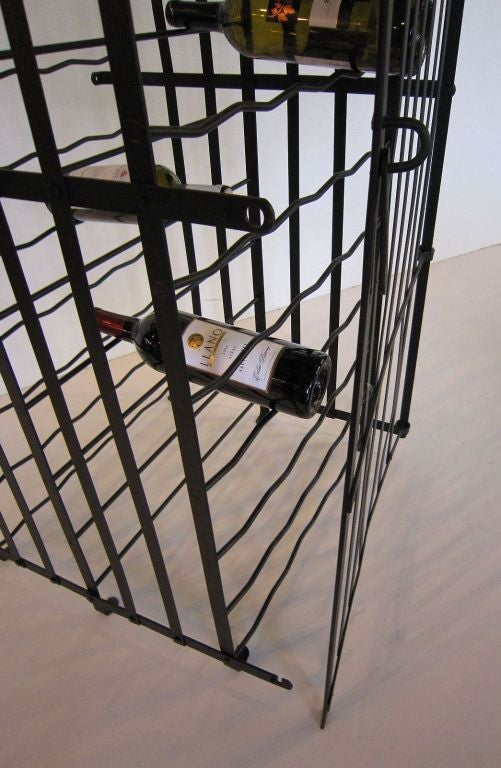 French Steel Wine Crate or Locker 6