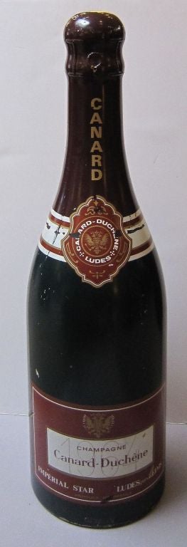 Fiberglass Large French Champagne Wine Bottle Advertising Prop