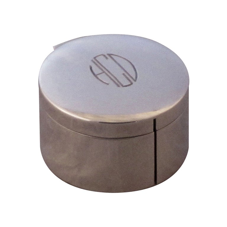 Stamp Box of Sterling Silver by Tiffany