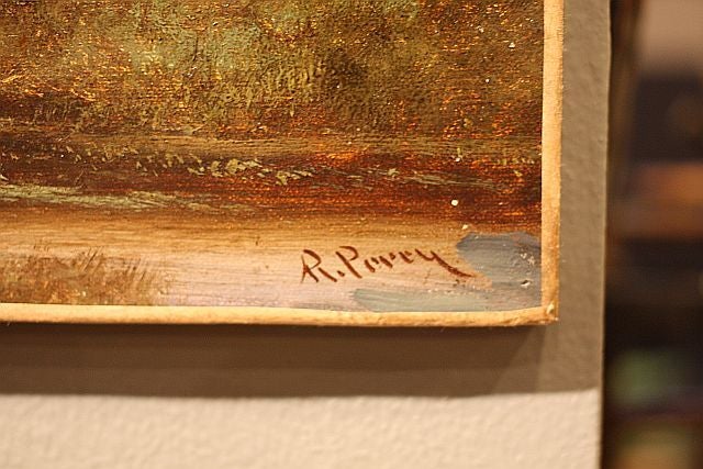 Canvas English Landscape Oil Painting by R. Perry